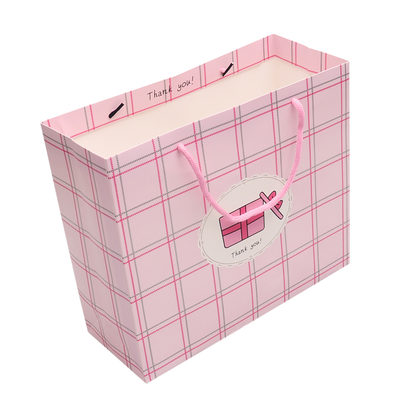 Eco friendly custom printed foil shopping gift paper bag with logo print