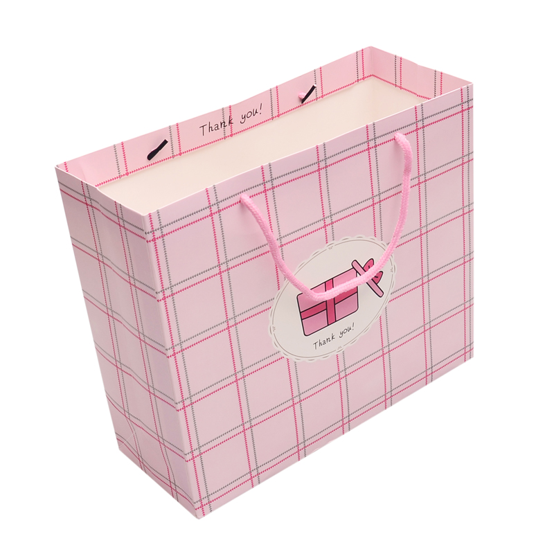 Eco friendly custom printed foil shopping gift paper bag with logo print