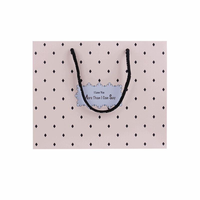 Wholesale paper bag recycled kraft paper gift bags with handle