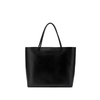 2018 new black shopping tote bag shoulder bag large capacity soft leather pu handbag