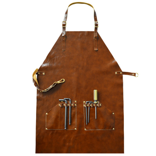 Superior Leather Industrial Work Apron for Barista And Bartender