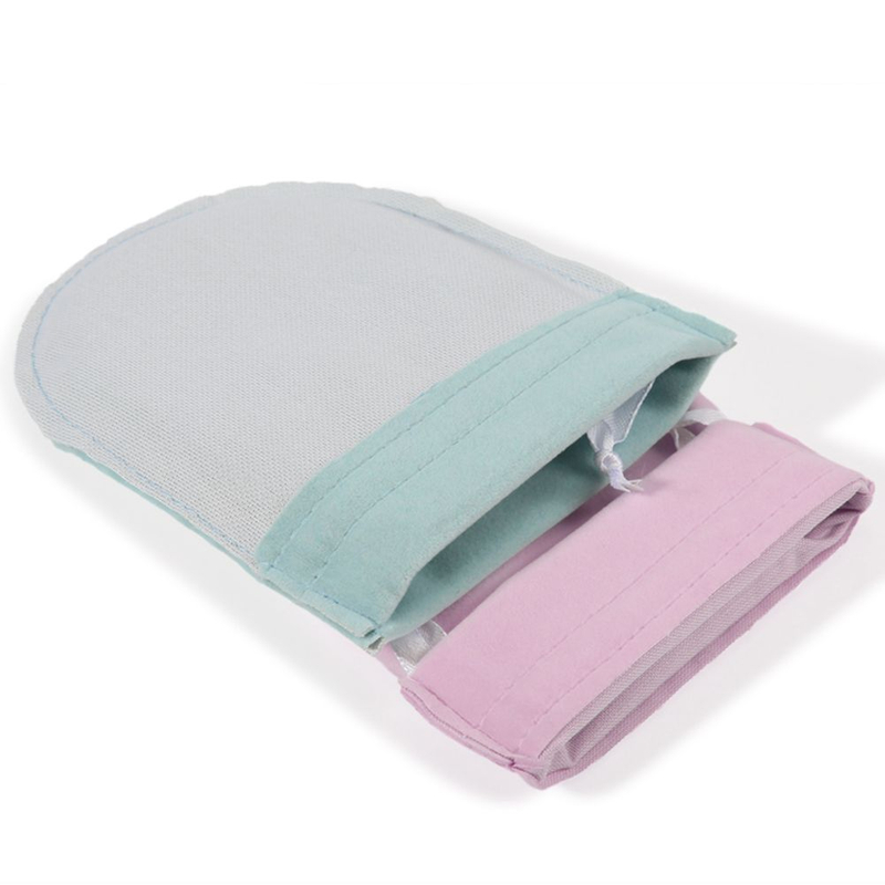 Custom light-colored mini fashion jewelry beam drawstring velvet storage bag