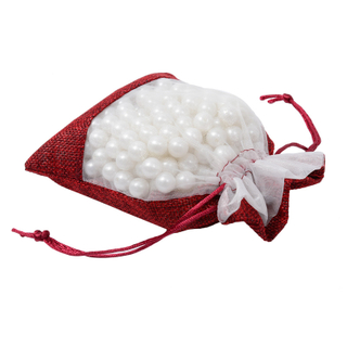 Wholesale jewelry wedding party favor gift packaging sheer drawstring custom printed organza bag