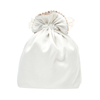 Hot selling gift drawstring silk pouch custom printing satin bag