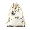 Customized size linen drawstring cotton linen gift bag for packaging