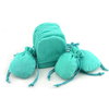 Custom logo printed drawstring velvet jewelry pouch bag