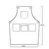 Professional Custom Heavy Canvas Multipurpose Work Apron