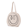 Newest design fashional round eco-friendly canvas tote bag for girls