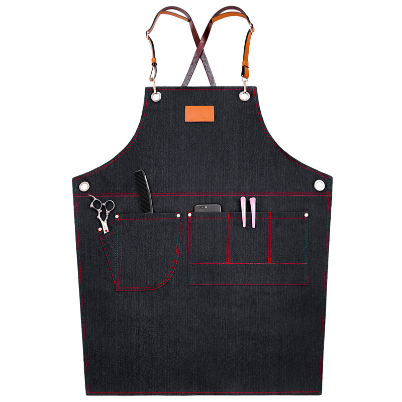 Reasonable price top grade durable and eco-friendly cooking denim apron