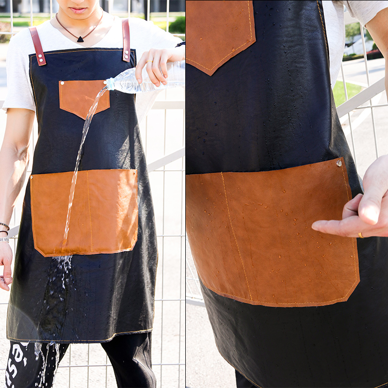 Waterproof anti-oil dustproof workshop work apron multifunction household cooking apron garden cleaning apron
