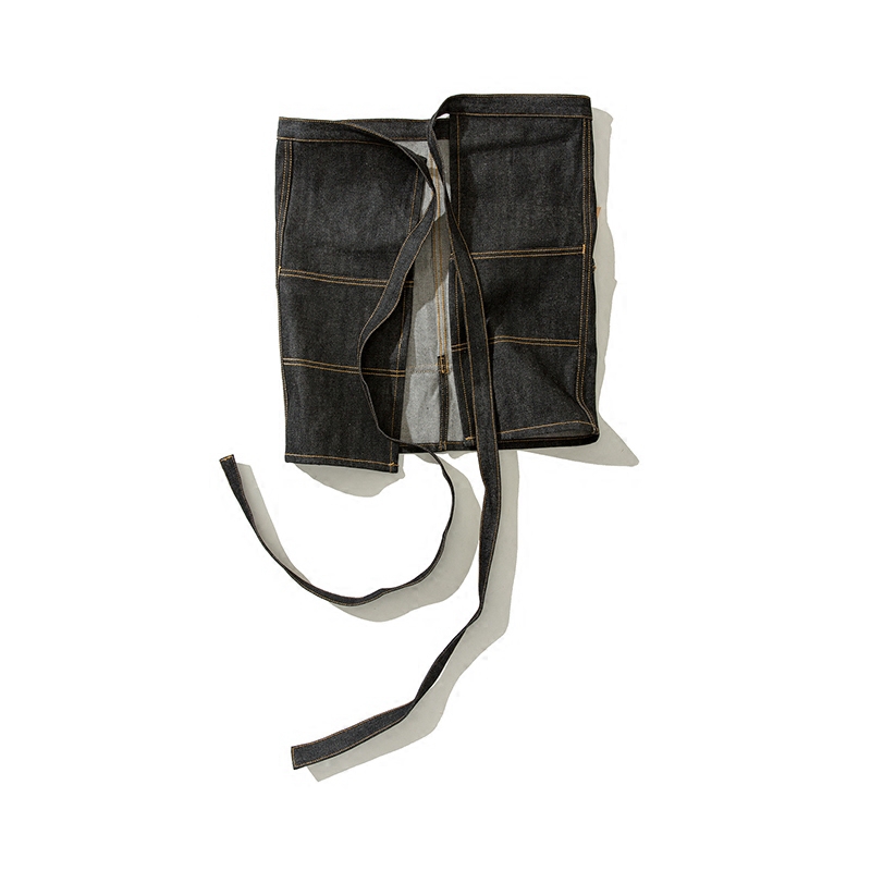 Original Custom Fashionable Design Superior Denim Fabric Barista Barber Carpenter Multi-function Work Waist Apron