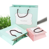 Factory customize coated fold able paper bag for luxury gift paper shopping bag