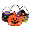 Factory custom Halloween personalized funny felt children's pumpkin tote bag sugar gift felt bag