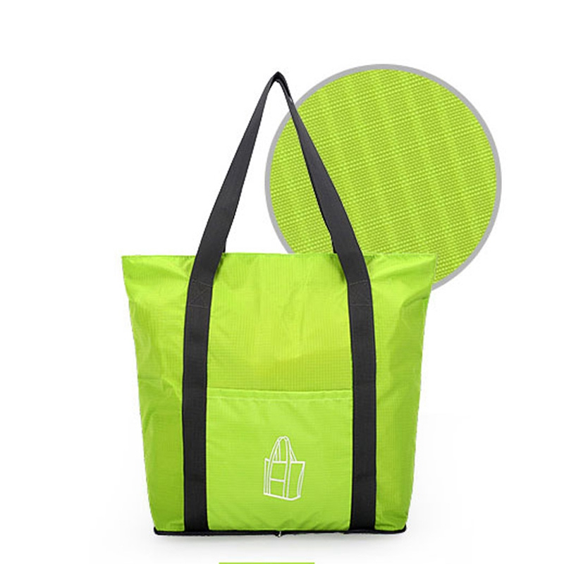 Simple design large lightweight waterproof nylon travel bag with foldable style