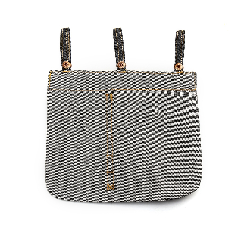 Heavy Weight Denim Primary Color Fabrics Storage Bags Outdoor Work Pockets Kits Bags