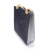 High quality recycling reusable hand felt bag for women 