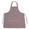 Anti-fouling Kitchen Overalls Durable Wear Cooking Men And Women Couples Bibs Home Striped Printed Polyester Cotton Apron