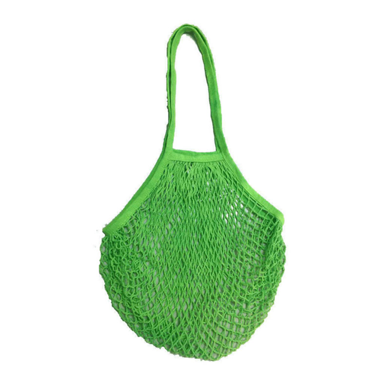 Eco friendly lightweight fashion cotton mesh tote shopping bag for fruit package