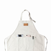 Wholesale Custom Logo White Canvas Household Apron