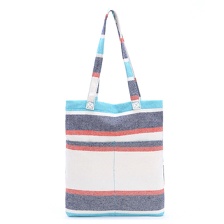 Fashion new design recycled eco friendly cotton canvas tote shopping bag