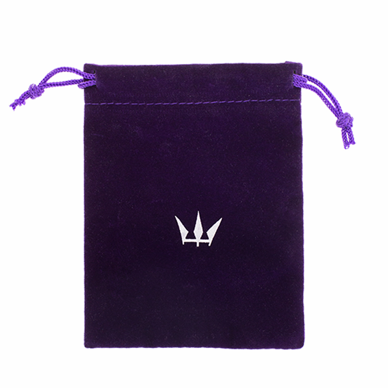 Fashion colorful practical portable velvet jewelry packaging bag drawstring velvet gift bag