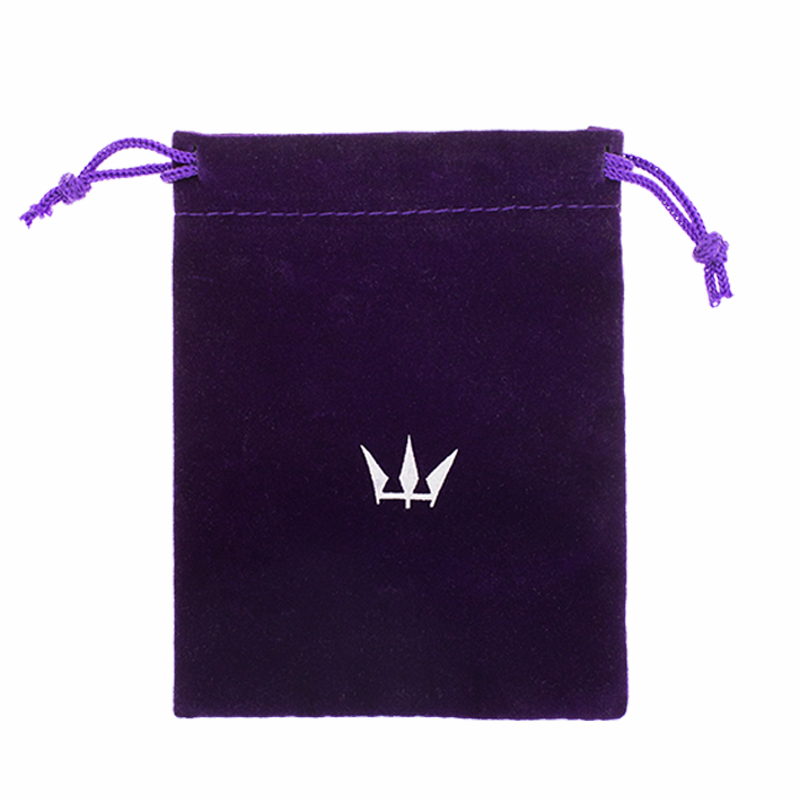 Fashion colorful practical portable velvet jewelry packaging bag drawstring velvet gift bag