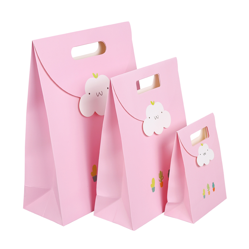Wholesale high quality paper gift bags party favor cookie candy treat bag