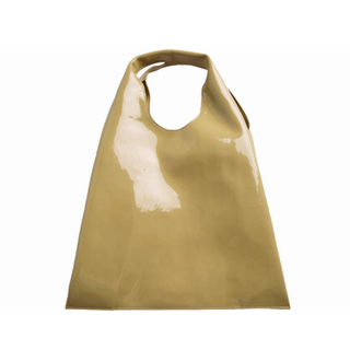 Simple and stylish waterproof pu vest bag shopping shoulder tote bag