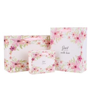 Factory wholesale price custom printed recycle shopping gift kraft paper bag