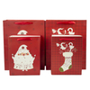 Wholesale custom shopping bag cheap merry christmas paper gift bag