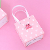 Custom luxury printed paper shopping bag with rope handle gift bag