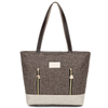 High-end eco-friendly fashional dirty durable women linen cotton bag for shopping