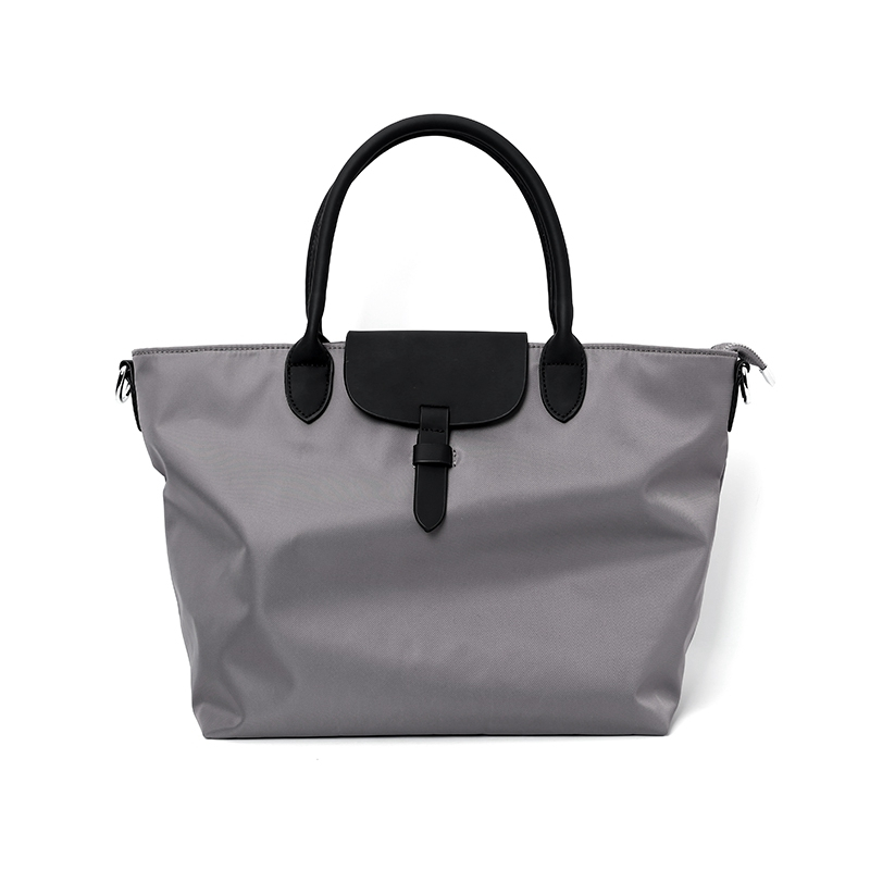 Custom logo printed fashional and durable oxford tote bag with multipurpose