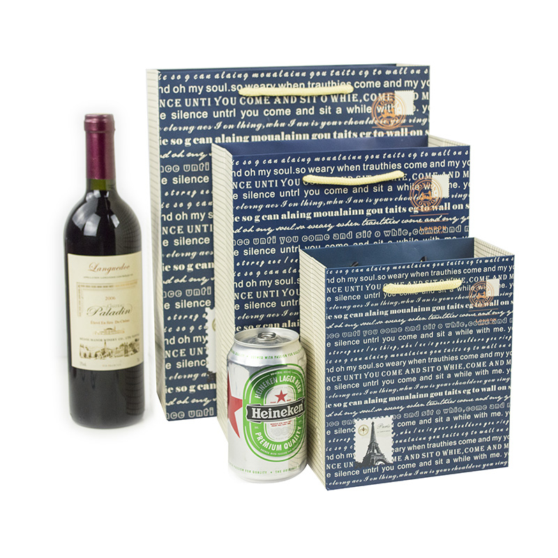 Factory cheap high quality luxury matte black custom printed retail paper gift bag for shopping