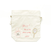 Drawstring cotton wedding party favors bag gift pouches.