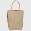 Logo printed custom jute shopping bag