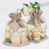 Wholesale promotion organza gift bags with drawstring