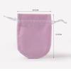 Custom light-colored mini fashion jewelry beam drawstring velvet storage bag