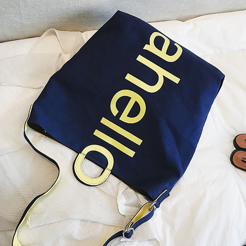 Fashional design canvas tote bag for travelling outdoor