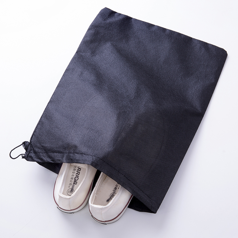 Household dustproof non woven drawstring bag for shoe package
