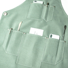 Superior Washed Canvas Cowhide Leather Tooling Apron