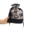 Wholesale lace organza pouch drawstring for gift