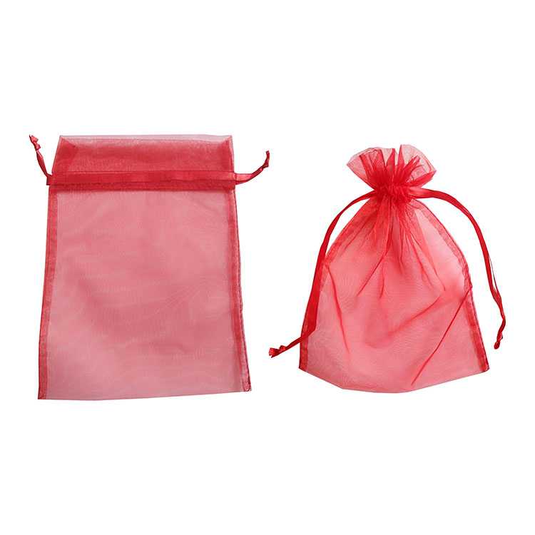 Wedding gift bags drawstring jewelry organza bag mesh drawstring pouch