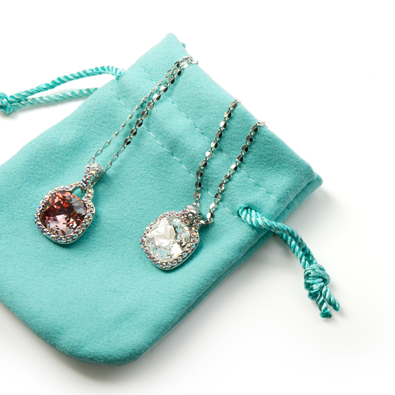 Hot product candy jewelry velvet drawstring bag 