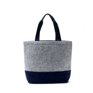 China supply top grade plain design fashional felt shopping bag with low price