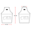 Reasonable price top grade durable and eco-friendly cooking denim apron