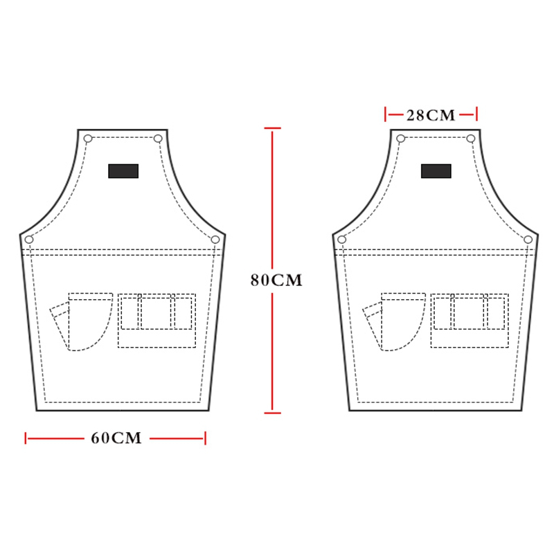 Reasonable price top grade durable and eco-friendly cooking denim apron