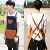 Waterproof anti-oil dustproof workshop work apron multifunction household cooking apron garden cleaning apron