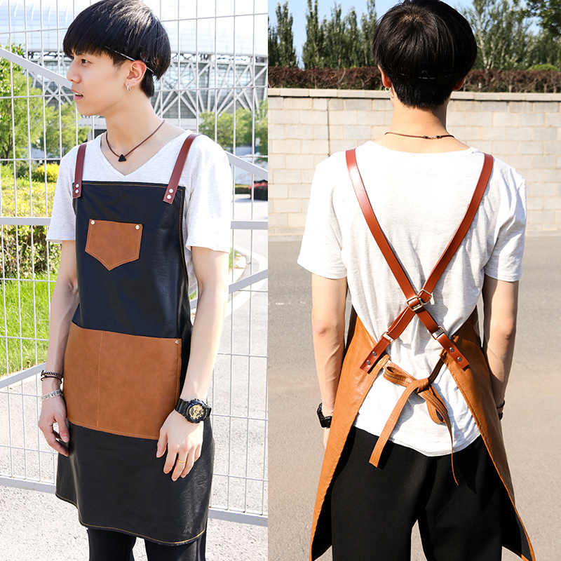 Waterproof anti-oil dustproof workshop work apron multifunction household cooking apron garden cleaning apron