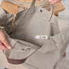 Fashion vintage popular new style canvas tote shopping bag with logo custom